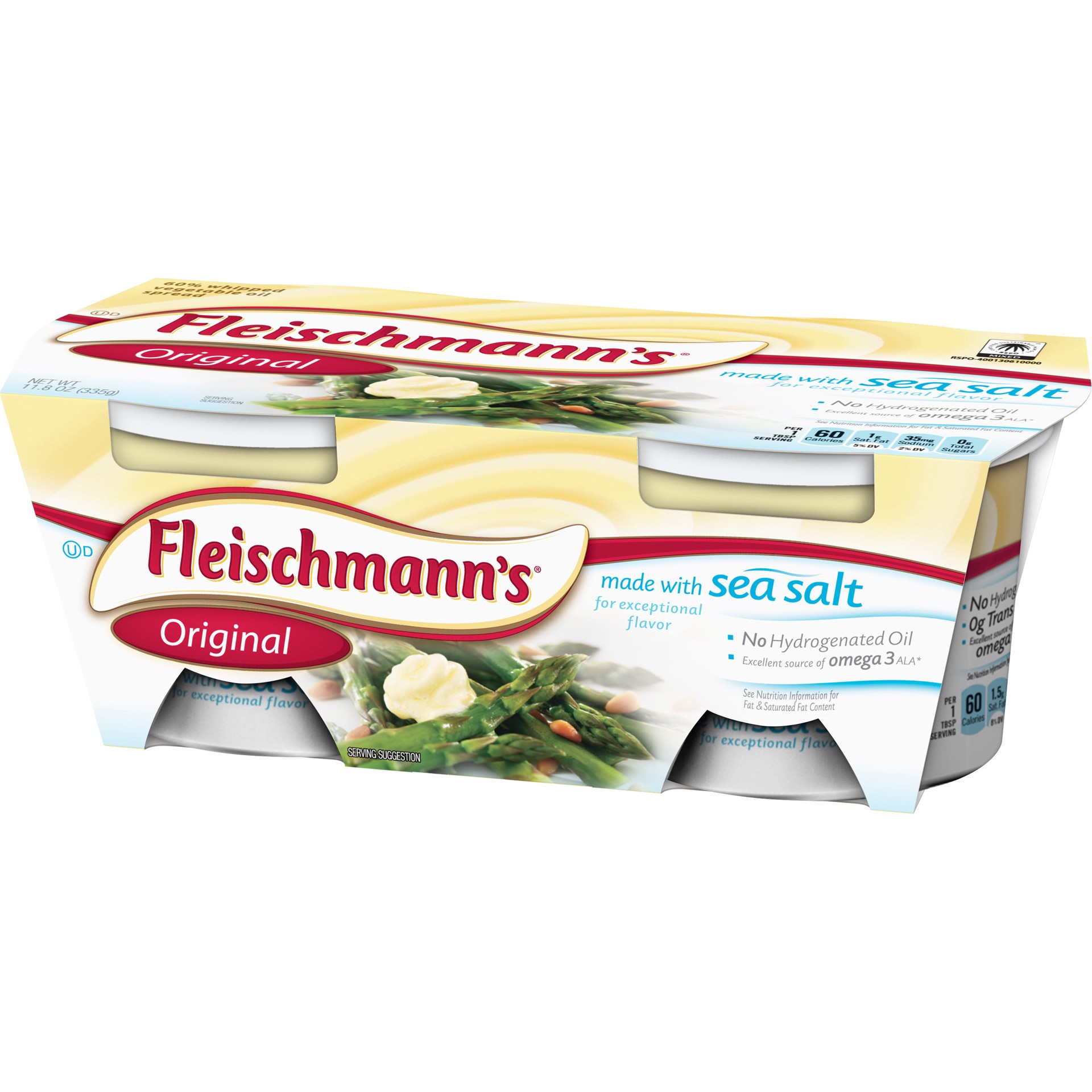 slide 3 of 5, Fleischmann's 64% Whipped Original Vegetable Oil Spread 11.8 oz, 11.8 oz