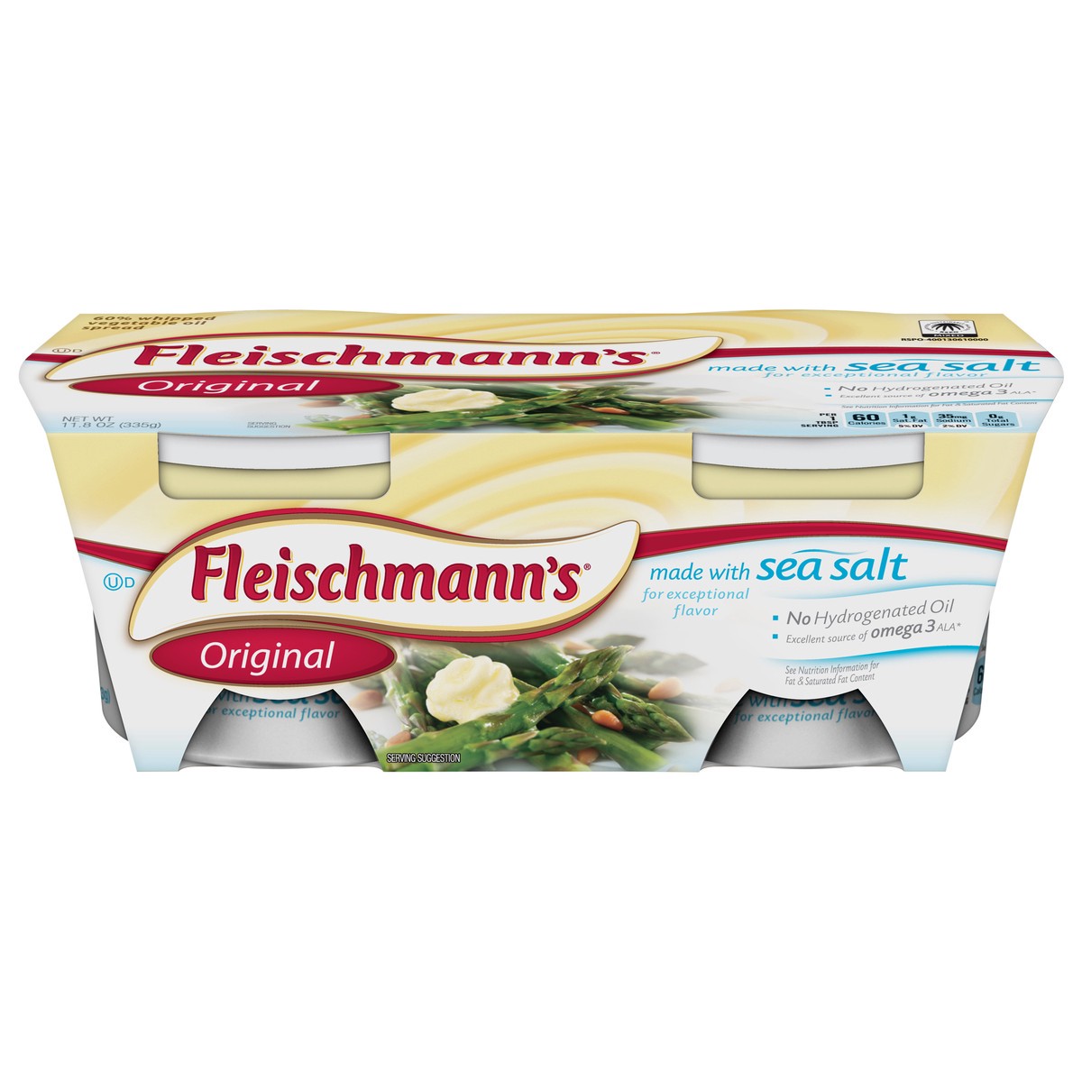 slide 1 of 5, Fleischmann's 64% Whipped Original Vegetable Oil Spread 11.8 oz, 11.8 oz