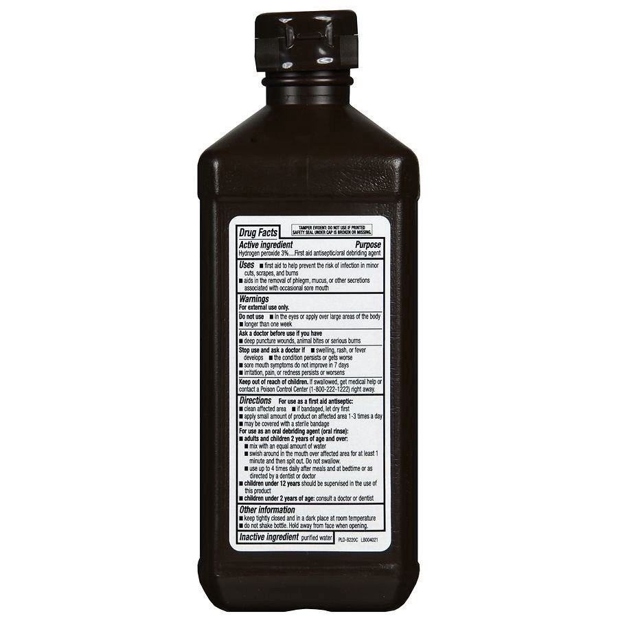 slide 3 of 5, Walgreens Hydrogen Peroxide 3%, 16 oz