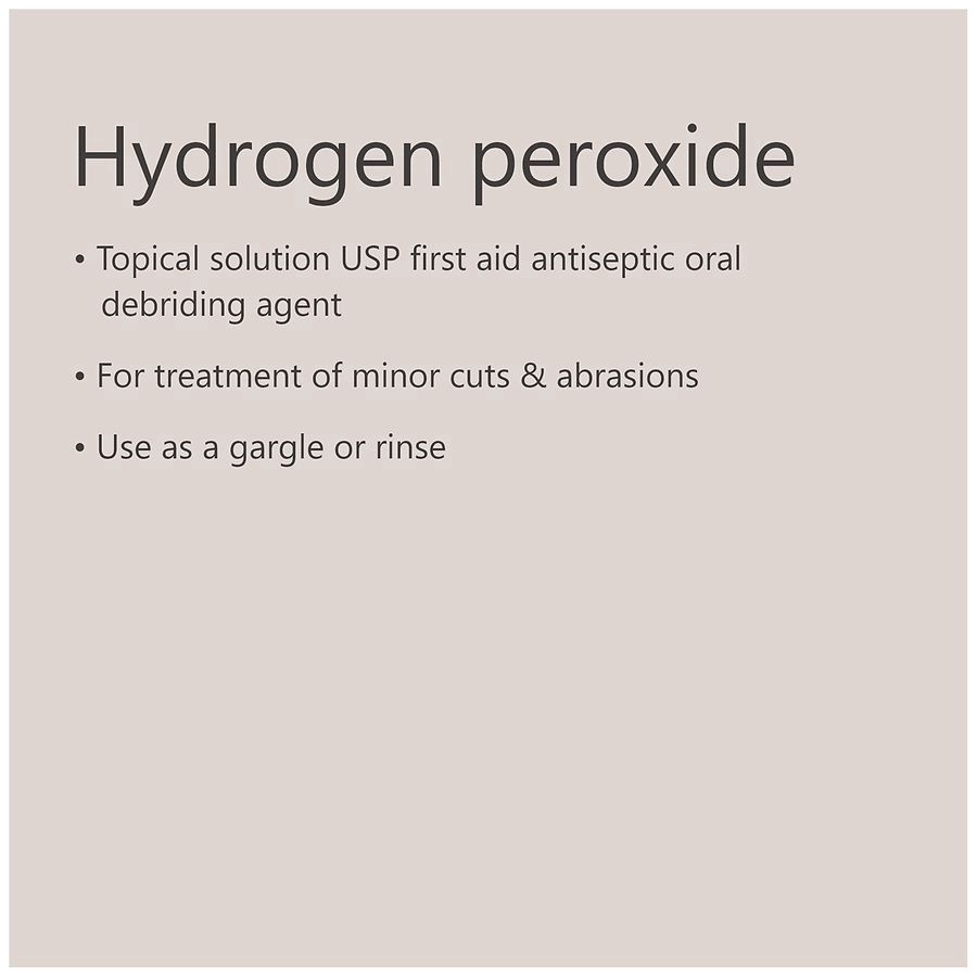 slide 4 of 5, Walgreens Hydrogen Peroxide 3%, 16 oz