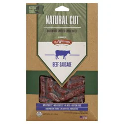 Old Wisconsin Natural Cut Hardwood-Smoked Beef Sausage Snack Bites 6 oz. Pack