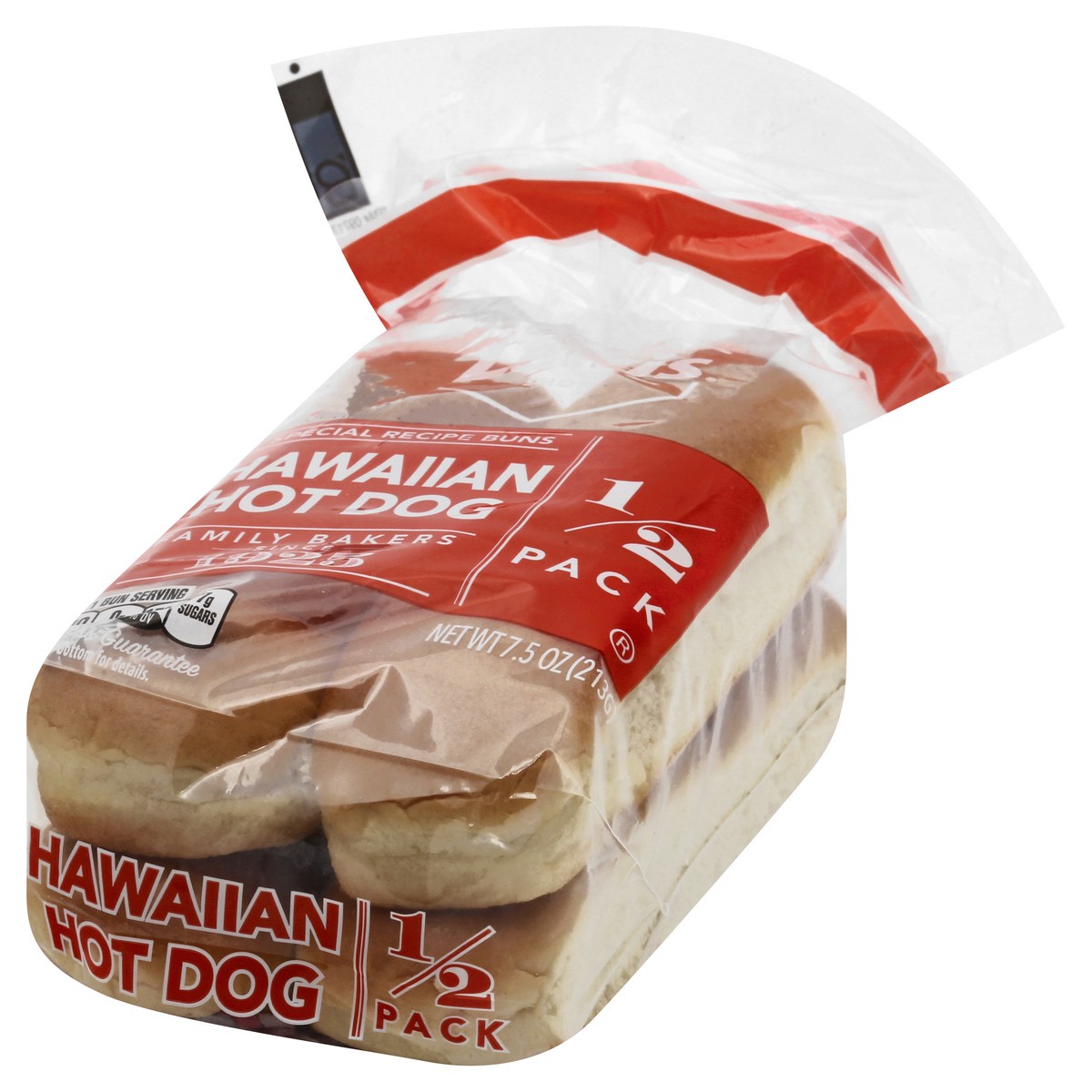 slide 7 of 9, Lewis Bakeries Hawaiian Half Pack Hot Dog Buns, 7.5 oz, 4 Count, 7.5 oz