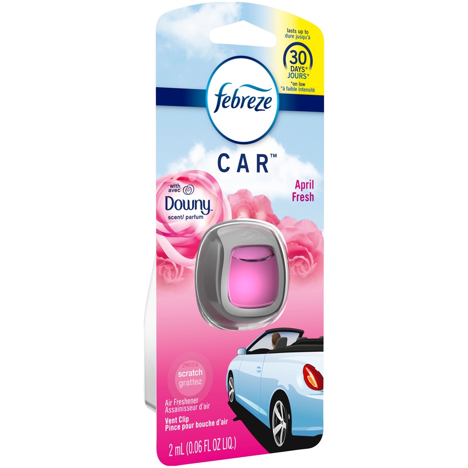 slide 2 of 2, Febreze Car Greek Seaside Air Freshener, 0.06 oz