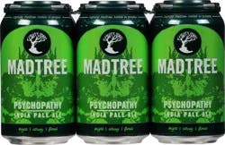 Madtree IPA Psychopathy Beer 6-12 fl oz Cans