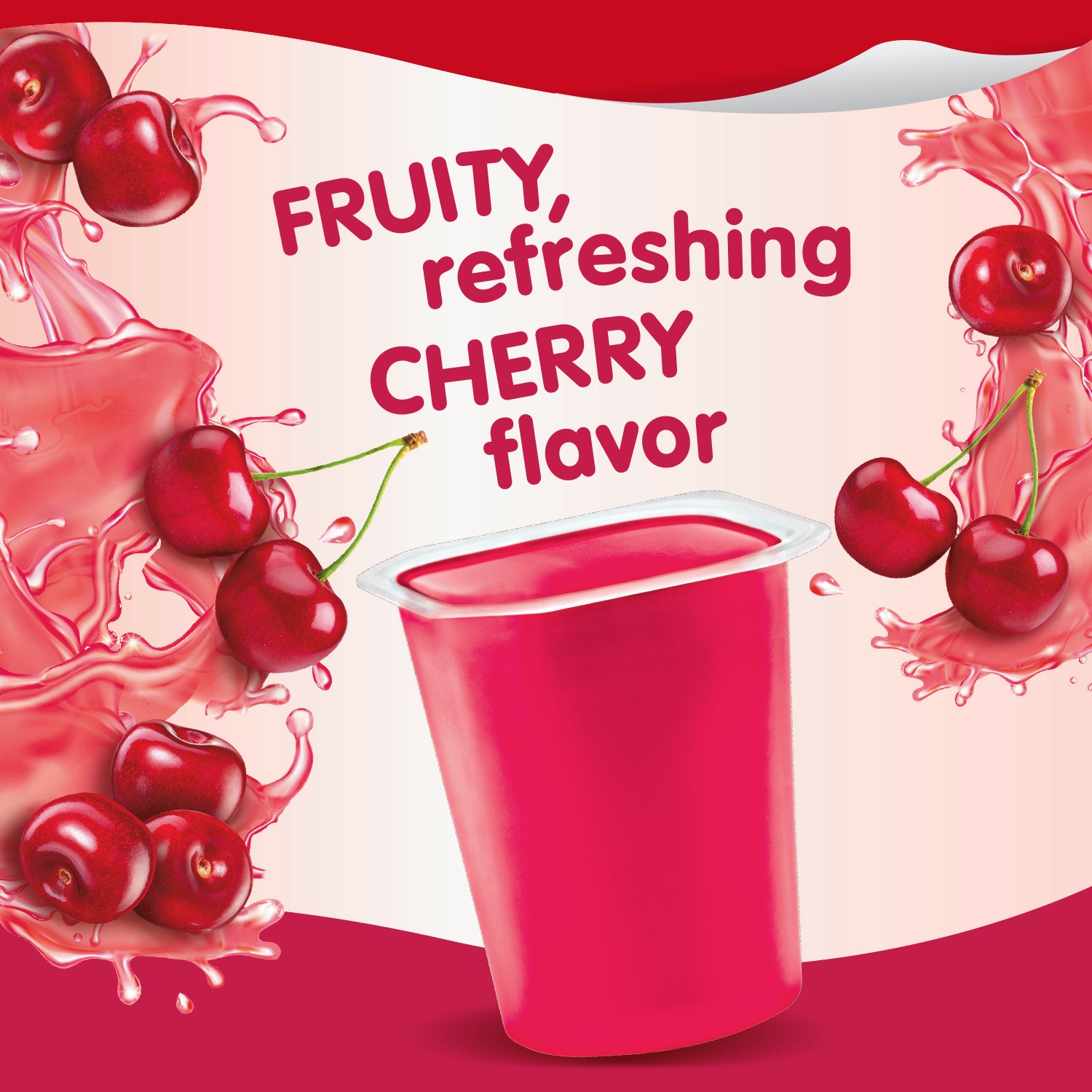 slide 4 of 5, Snack Pack Juicy Gels Cherry Sugar Free - 13oz, 4 ct