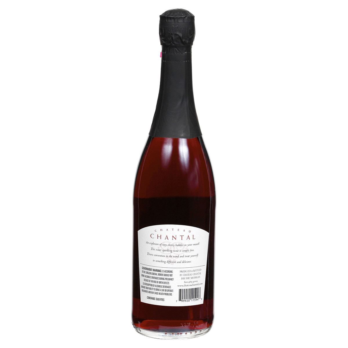 slide 2 of 2, Chateau Chantal Sparkling Cherry Wine, 750 ml