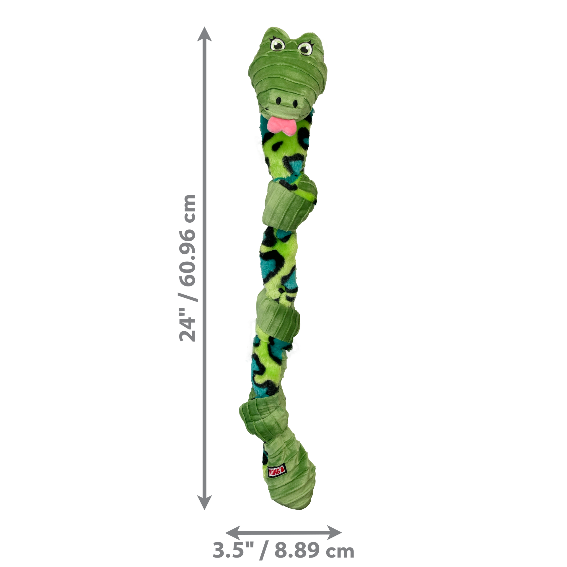 slide 2 of 3, Kong Knots Snake, 1 ct