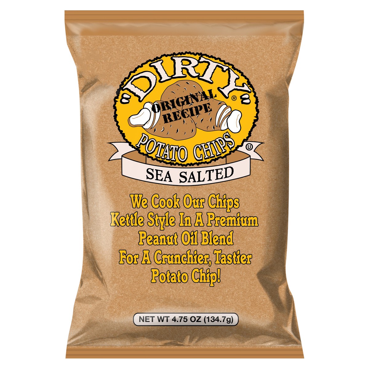 slide 6 of 12, Dirty 4.75 oz "Dirty" Sea Salted Kettle Potato Chips, 4.75 oz