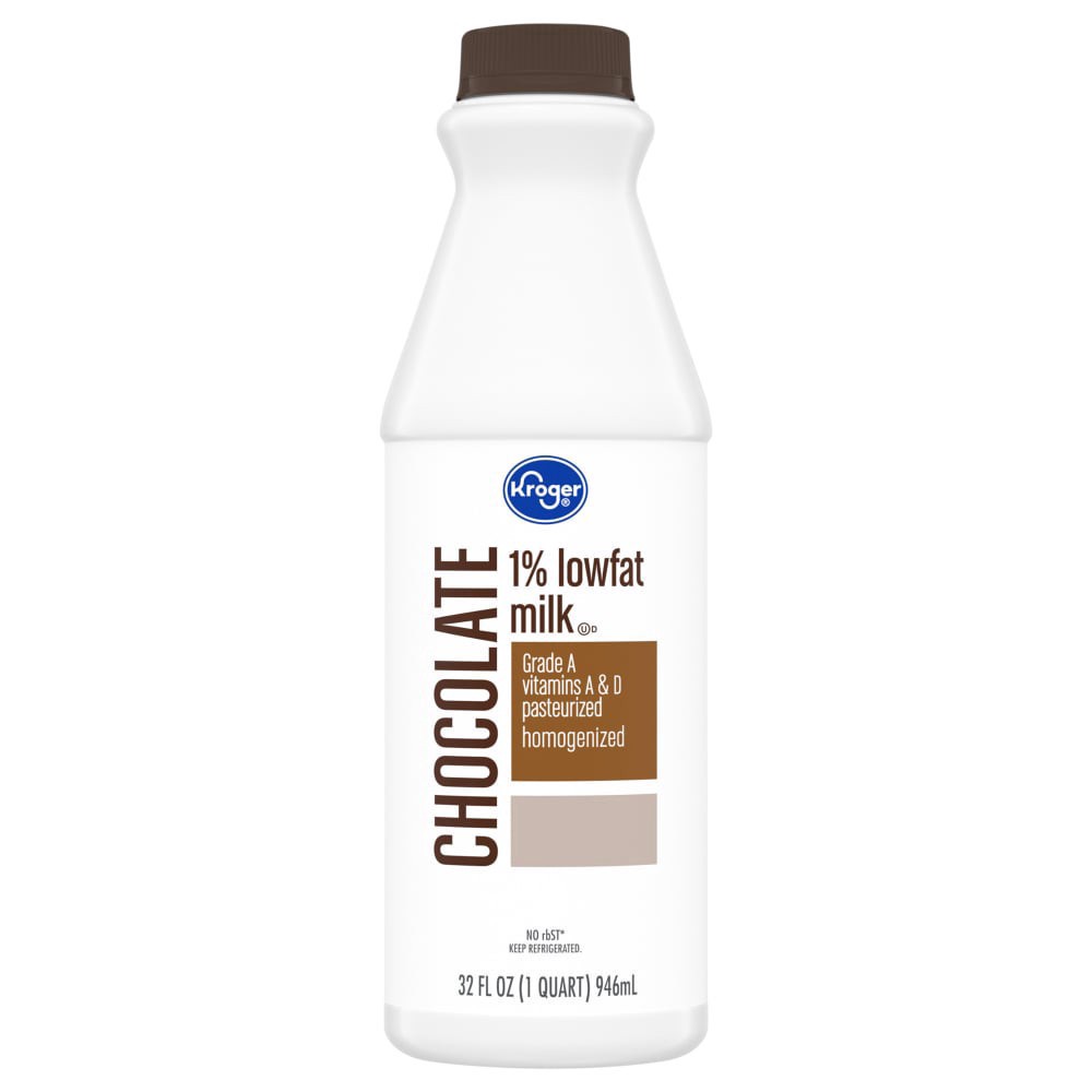 slide 1 of 1, Kroger® 1% Low Fat Chocolate Milk, 32 fl oz