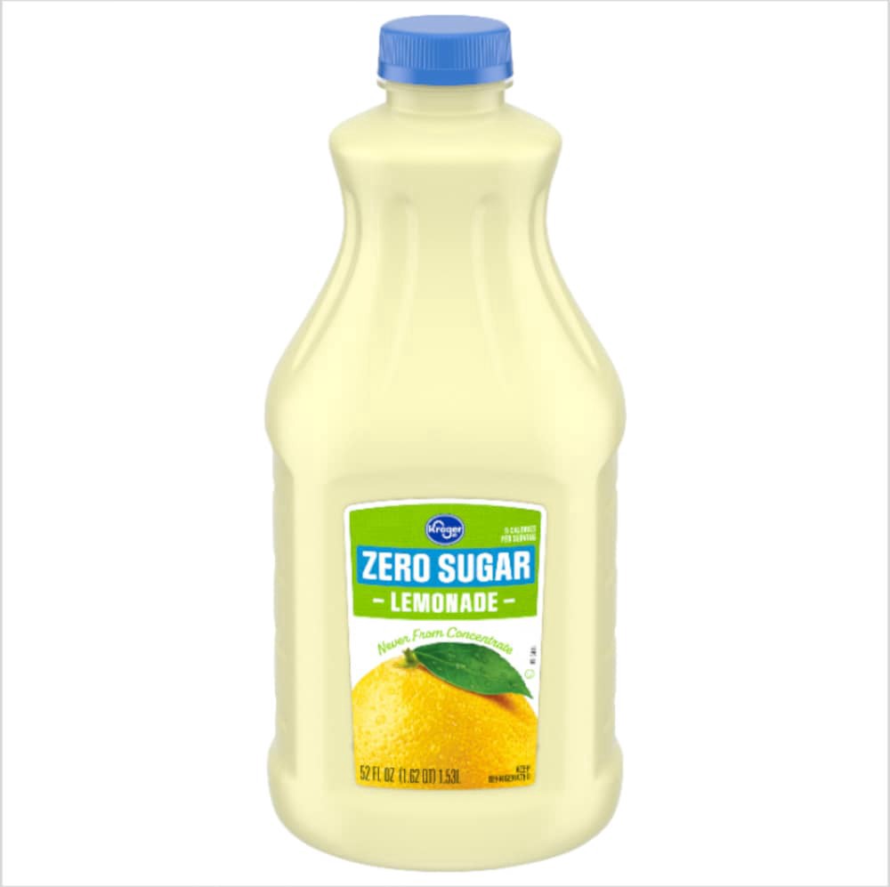 slide 1 of 2, Kroger Zero Sugar Lemonade - 52 fl oz, 52 fl oz