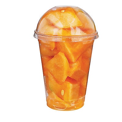 slide 1 of 1, H-E-B Small Cantaloupe Cup, 14 oz