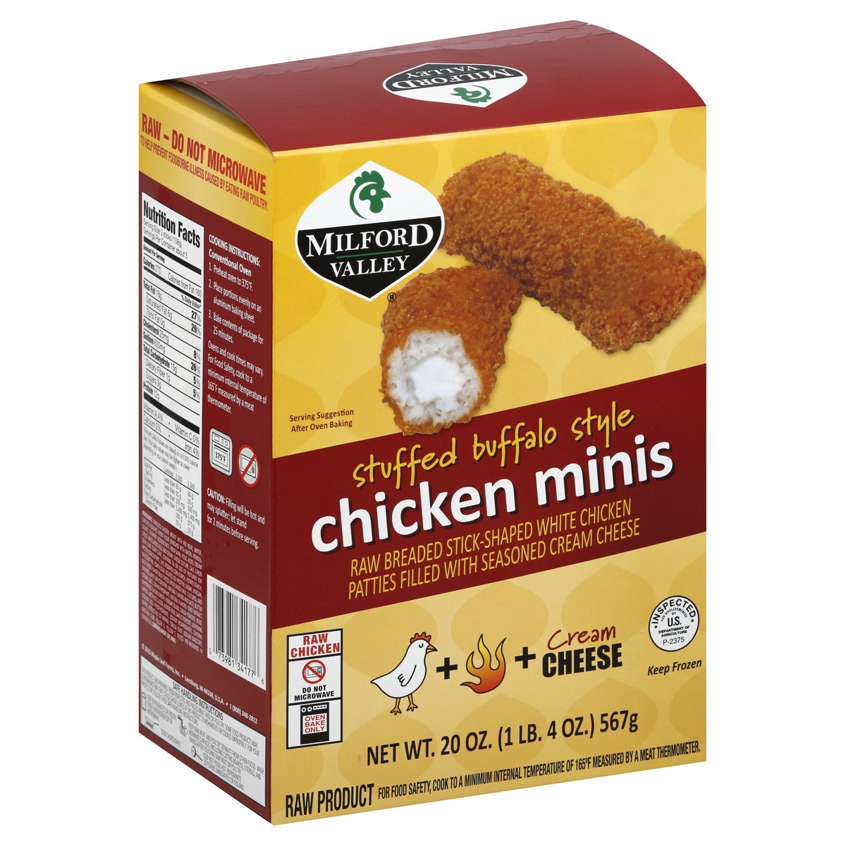 slide 9 of 13, Milford Valley Chicken Minis 20 oz, 20 oz