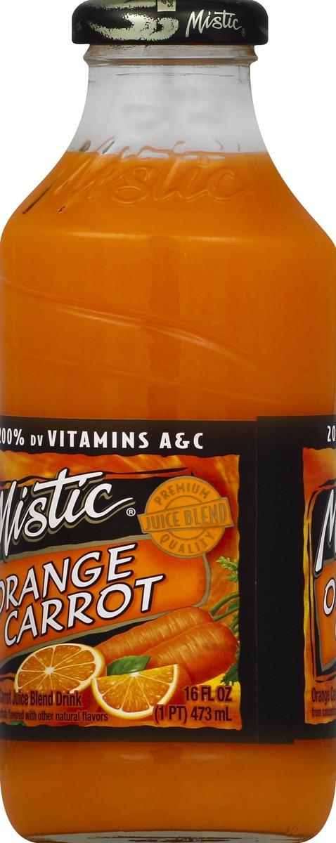 slide 2 of 4, Mistic Orange Carrot Juice Blend Drink - 16 fl oz, 16 fl oz