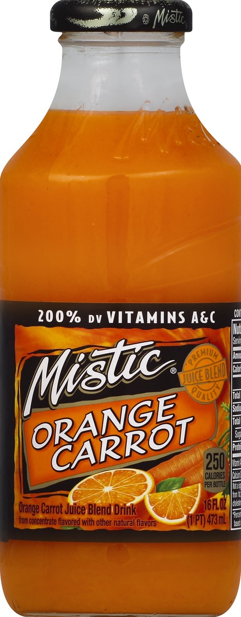 slide 3 of 4, Mistic Orange Carrot Juice Blend Drink - 16 fl oz, 16 fl oz