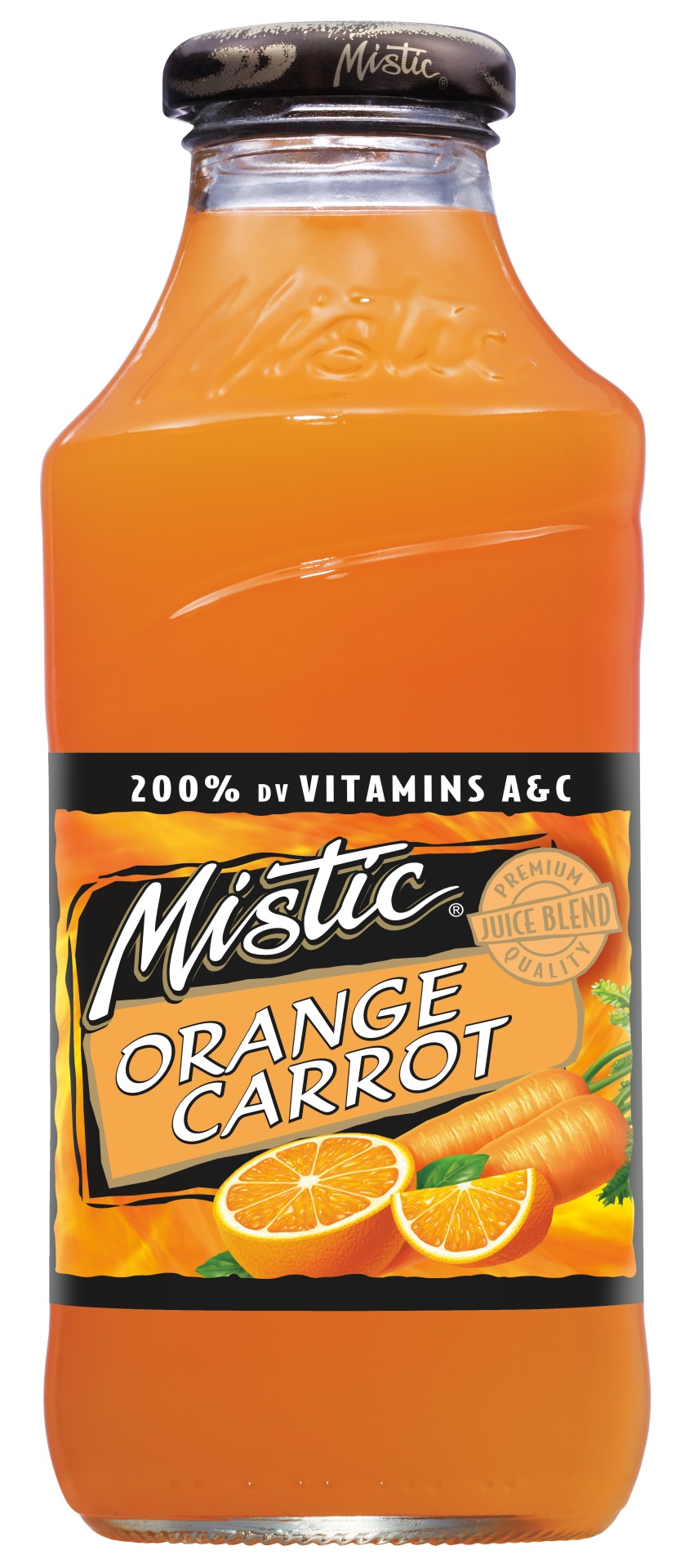 slide 1 of 3, Mistic Juice Blend Drink, Orange Carrot, 16 fl oz