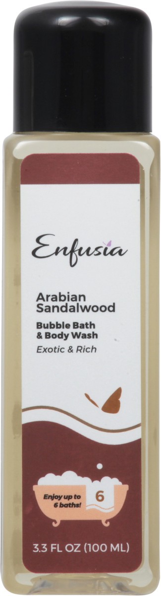 slide 3 of 13, Enfusia Arabian Sandalwood Bubble Bath & Body Wash 3.3 fl oz, 3.3 oz