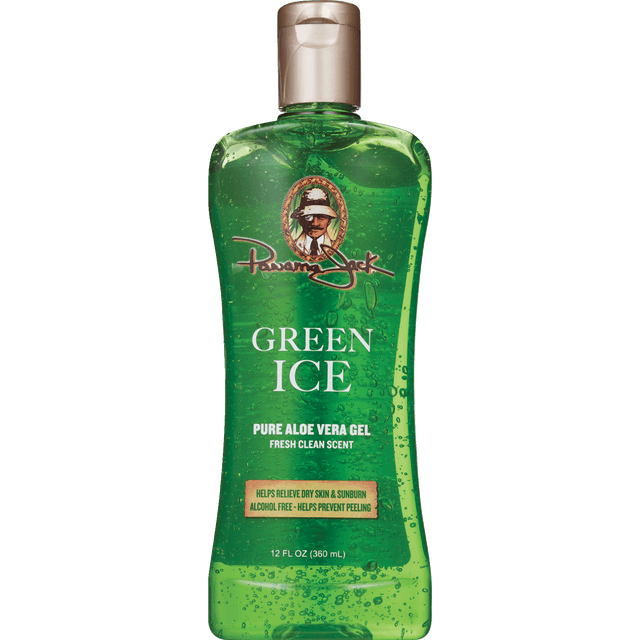 slide 1 of 1, Panama Jack Green Ice Aloe Gel, 12 oz