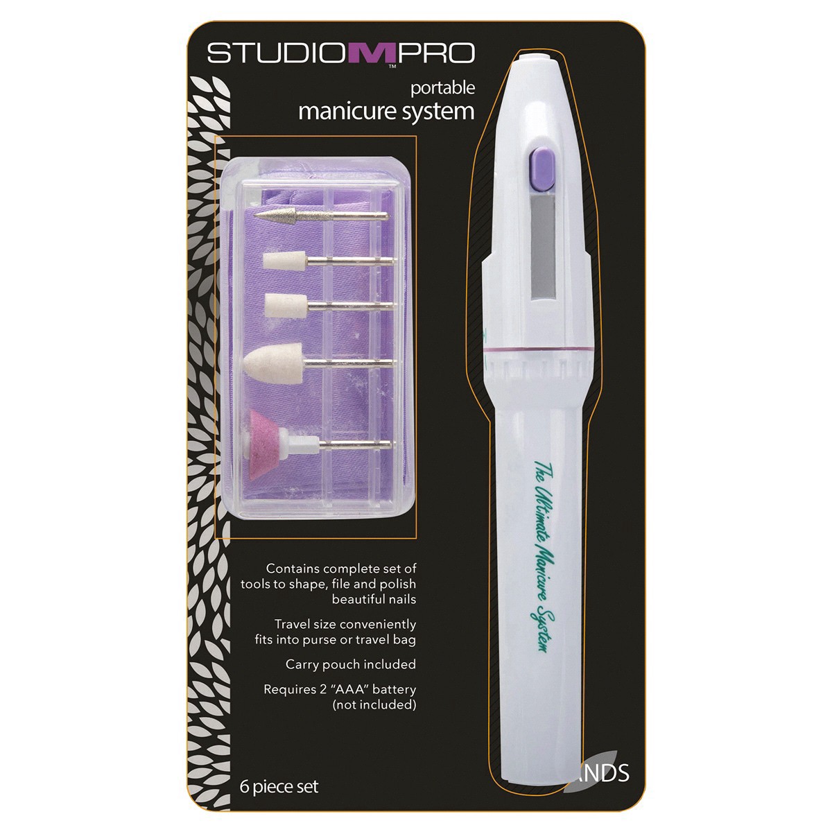 slide 1 of 1, Studio M Portable Manicure System, 1 ct