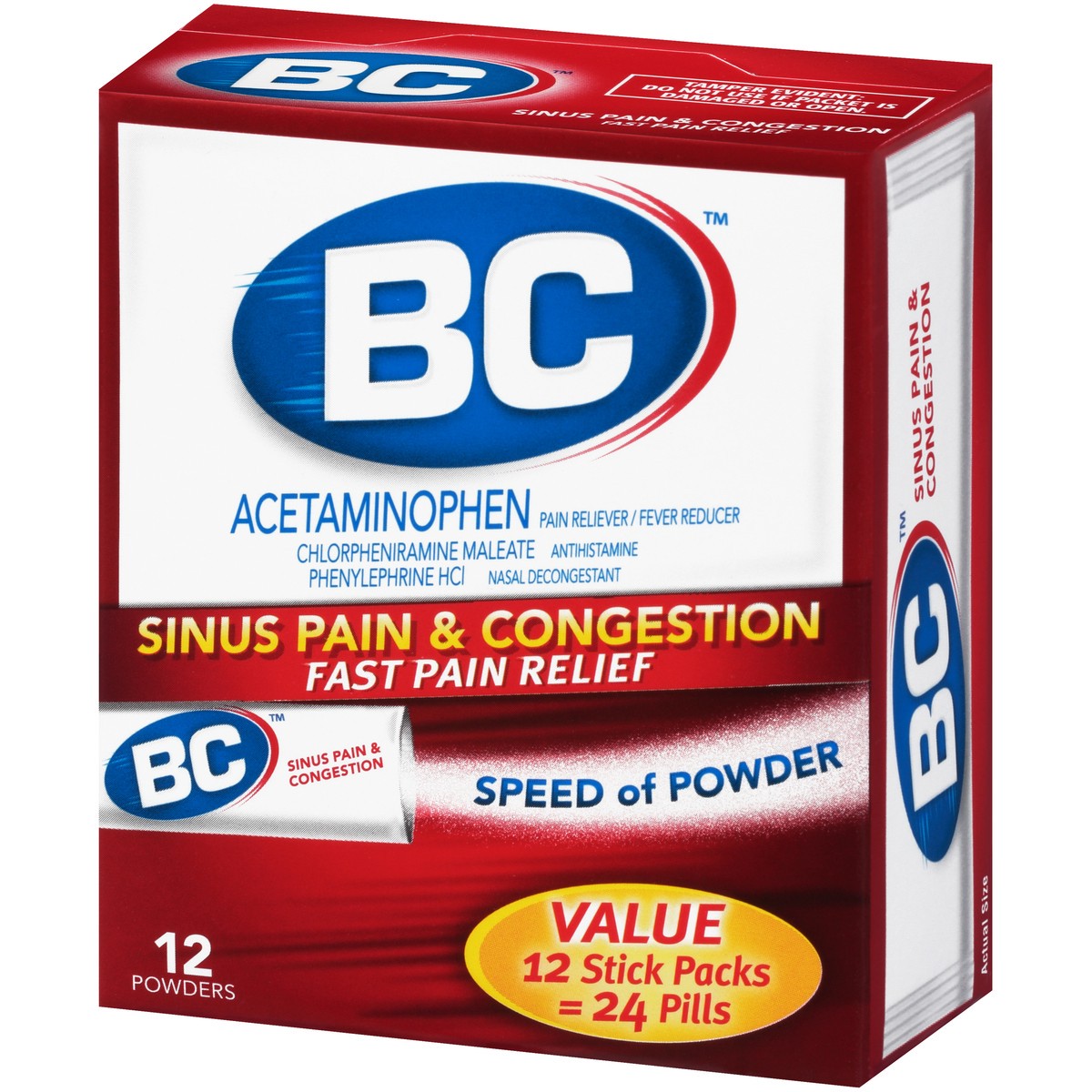 slide 2 of 10, Bc Fast Cold & Flu Relief Sinus Congestion & Pain Stick Packs - 12 Count, 12 ct