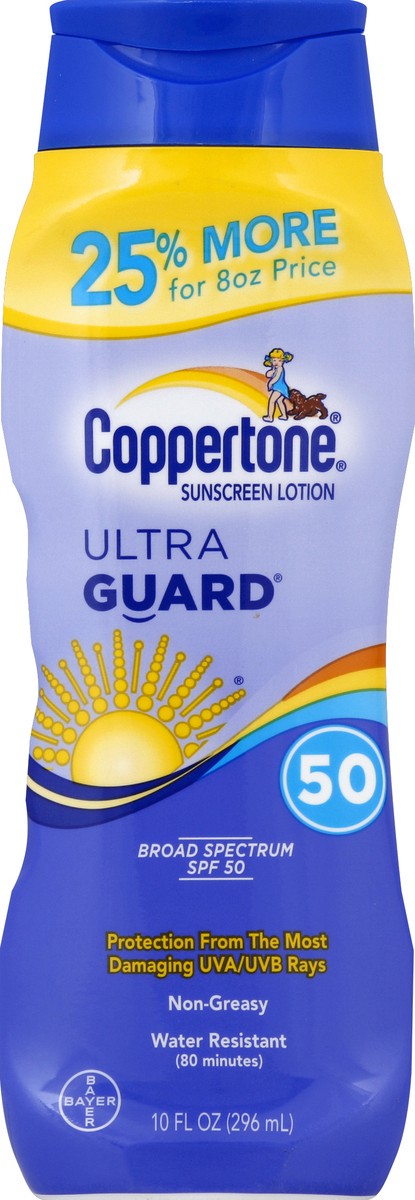 slide 5 of 6, Coppertone Ultra Guard SPF 50, 8 fl oz