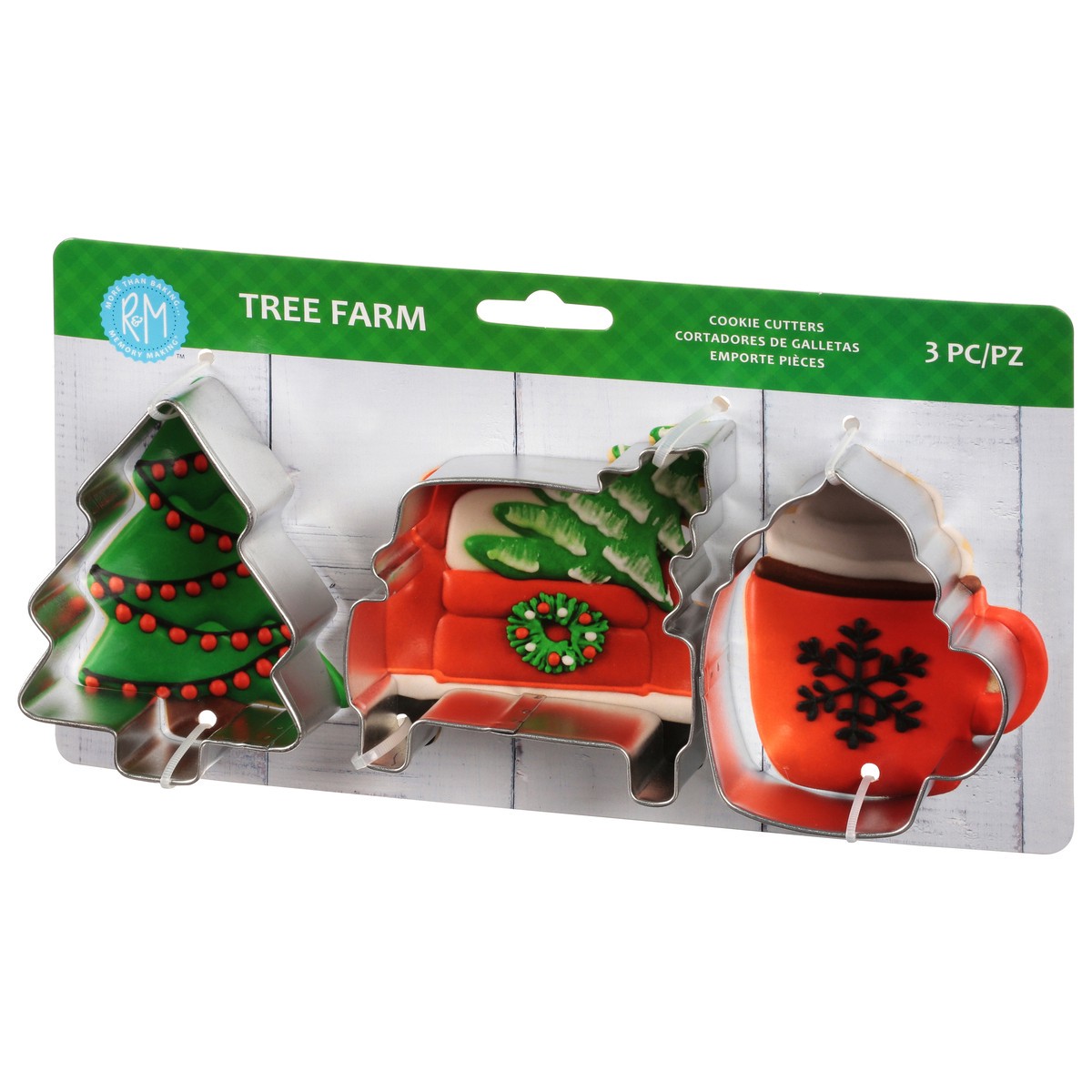 slide 3 of 11, R&M Tree Farm Cookie Cutters 3 ea, 3 ct