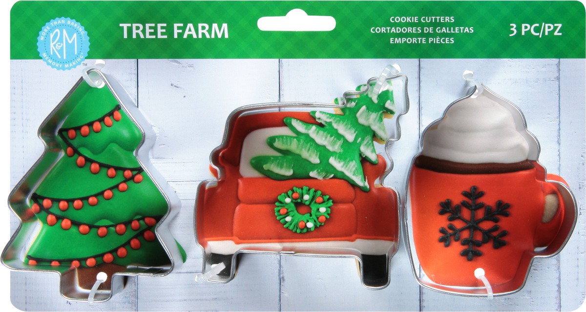 slide 4 of 11, R&M Tree Farm Cookie Cutters 3 ea, 3 ct