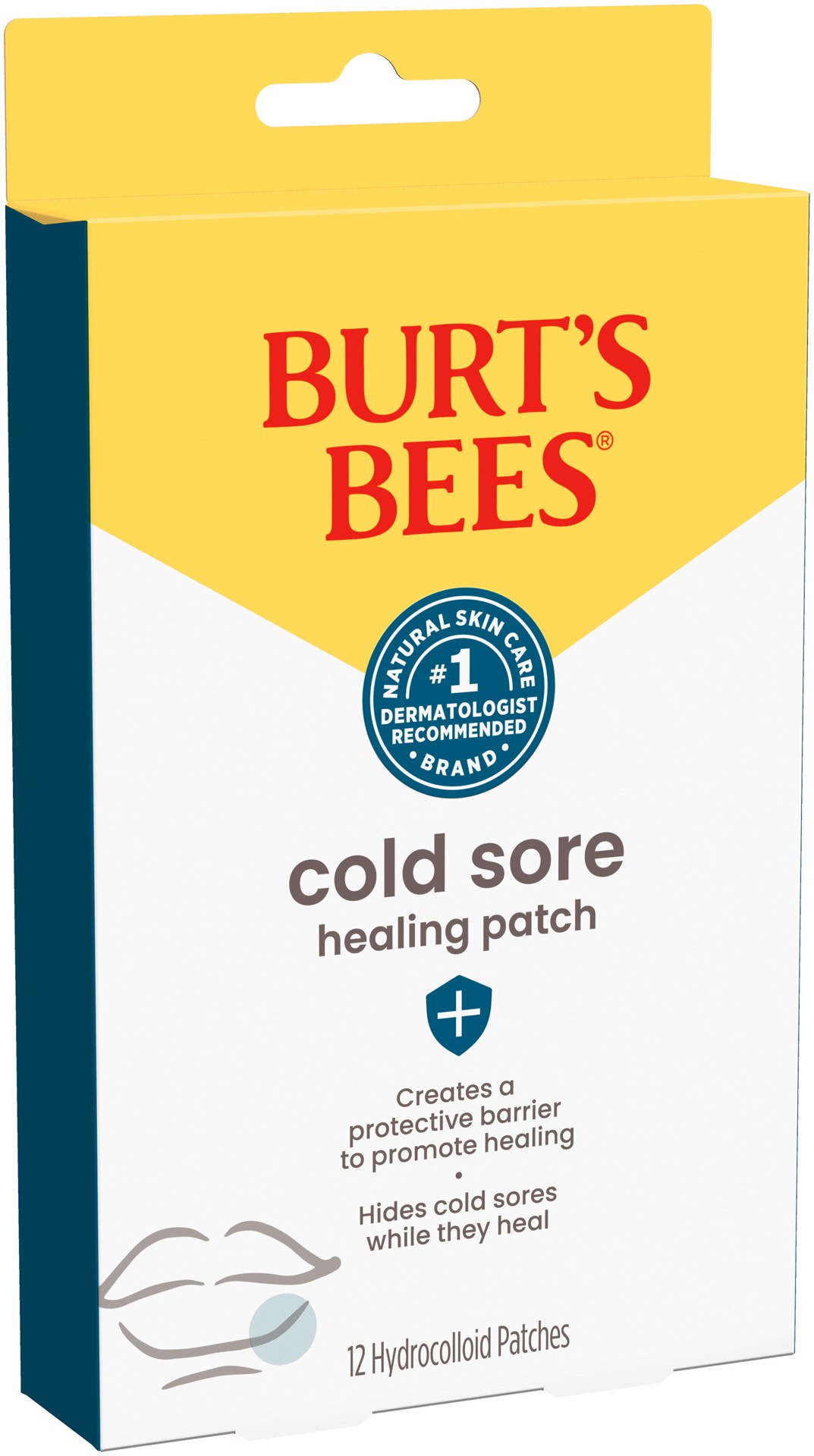 slide 2 of 5, Burt's Bees Cold Sore Healing Patch 12 ea, 12 ct