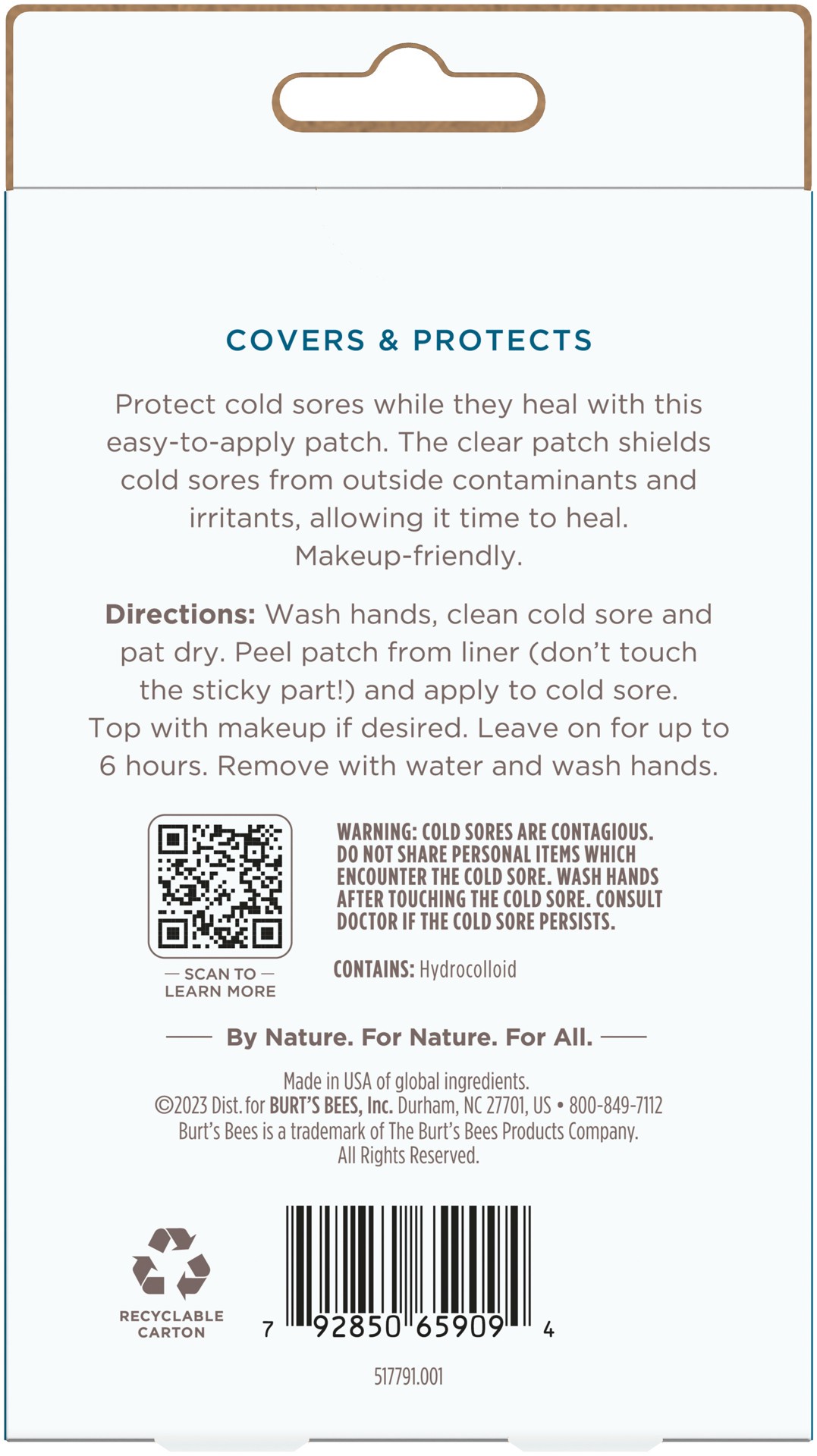 slide 3 of 5, Burt's Bees Cold Sore Healing Patch 12 ea, 12 ct