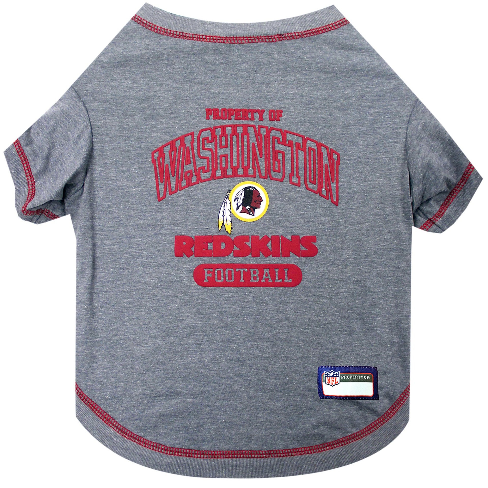 slide 1 of 1, Pets First Washington Redskins T-Shirt, MED