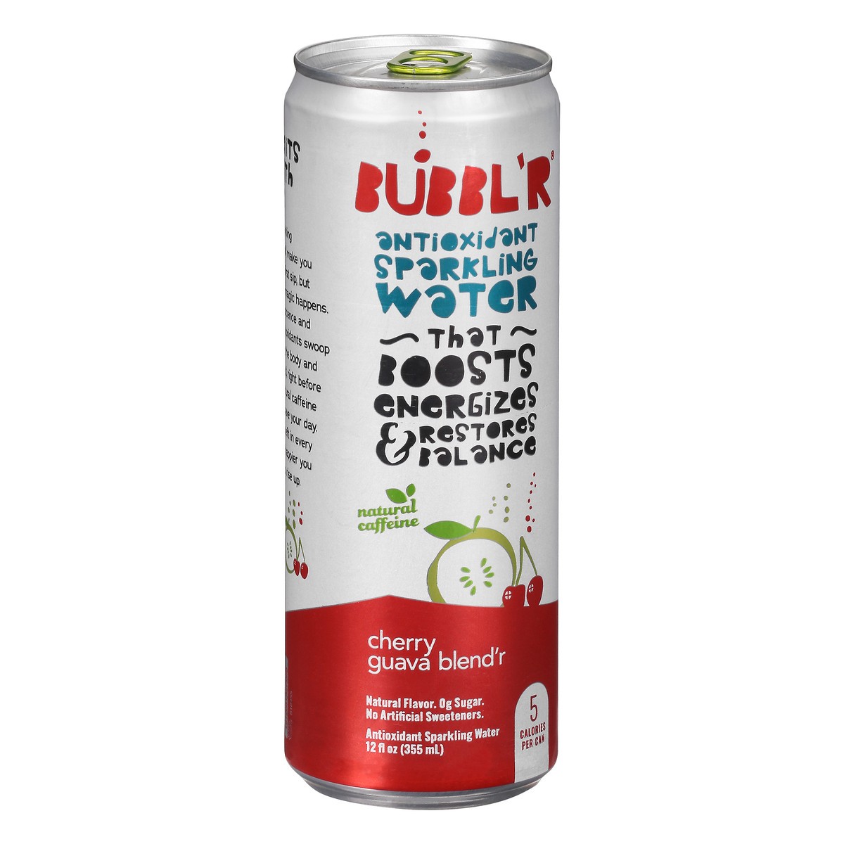 slide 4 of 13, BUBBL'R Cherry Guava Blend'r Antioxidant Sparkling Water - 12 oz, 12 oz