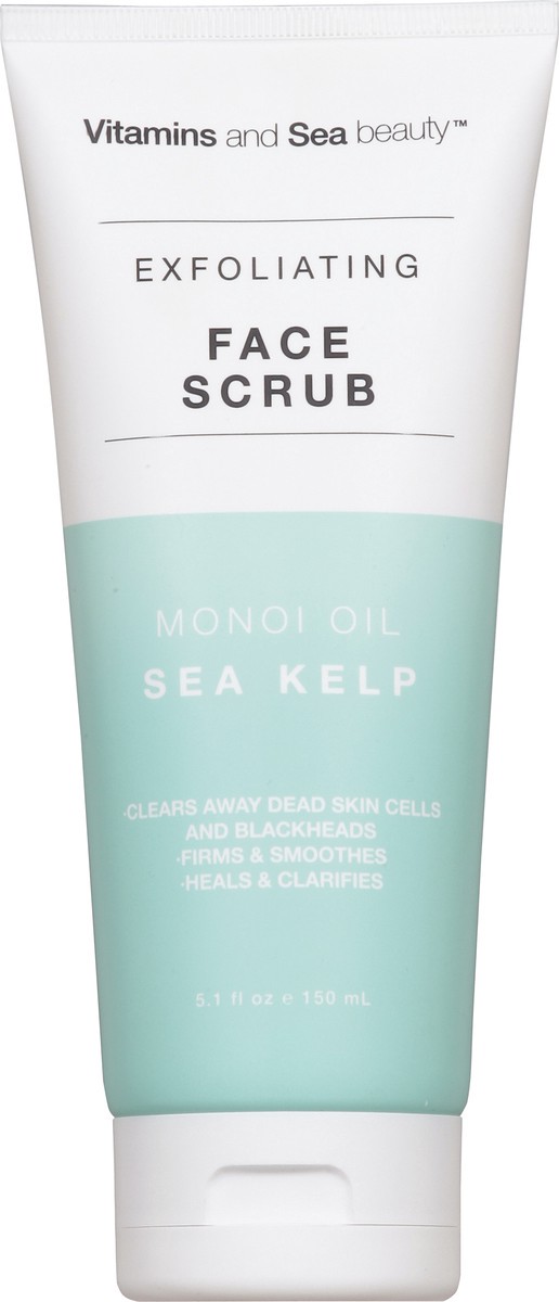 slide 11 of 13, Vitaminsea.Beauty Monoi Oil & Sea Kelp Exfoliating Face Scrub, 5.1 Oz, 5.1 oz