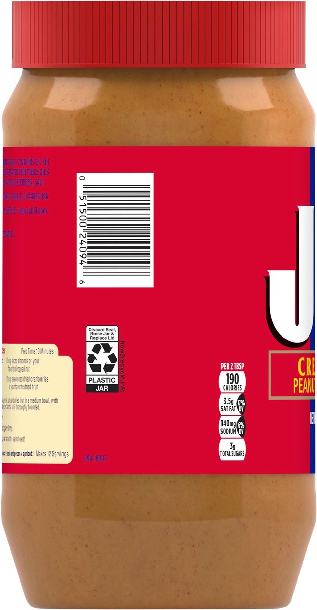 slide 8 of 9, Jif Creamy Peanut Butter 48 oz, 48 oz