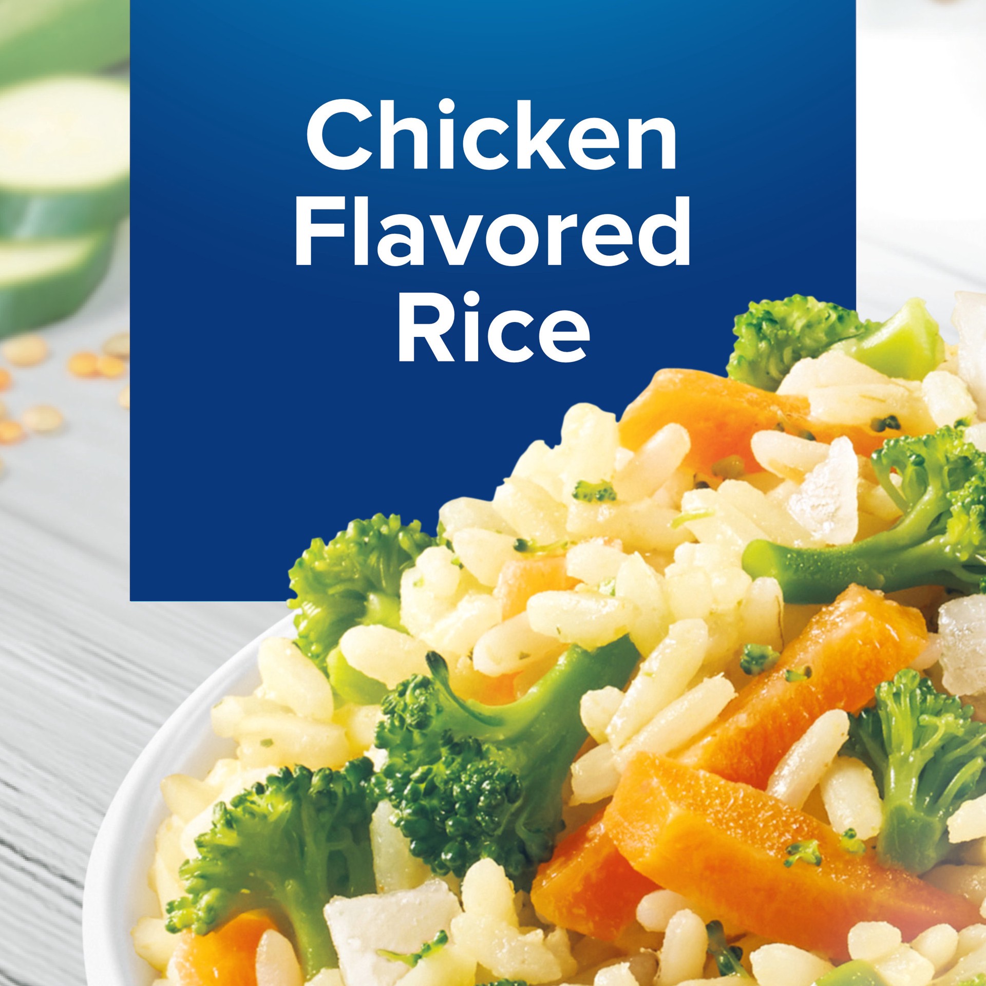 slide 5 of 5, Birds Eye Seasoned Chicken Flavored Rice with Broccoli, Carrots & Onions 10 oz, 10 oz
