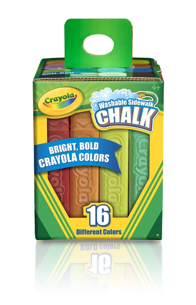 slide 1 of 2, Crayola Washable Sidewalk Chalk, 16 ct