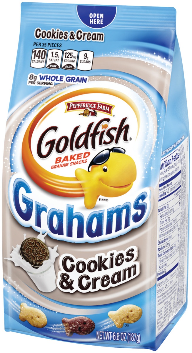 slide 3 of 11, Pepperidge Farm Goldfish Grahams Cookies & Cream Crackers, 6.6 oz