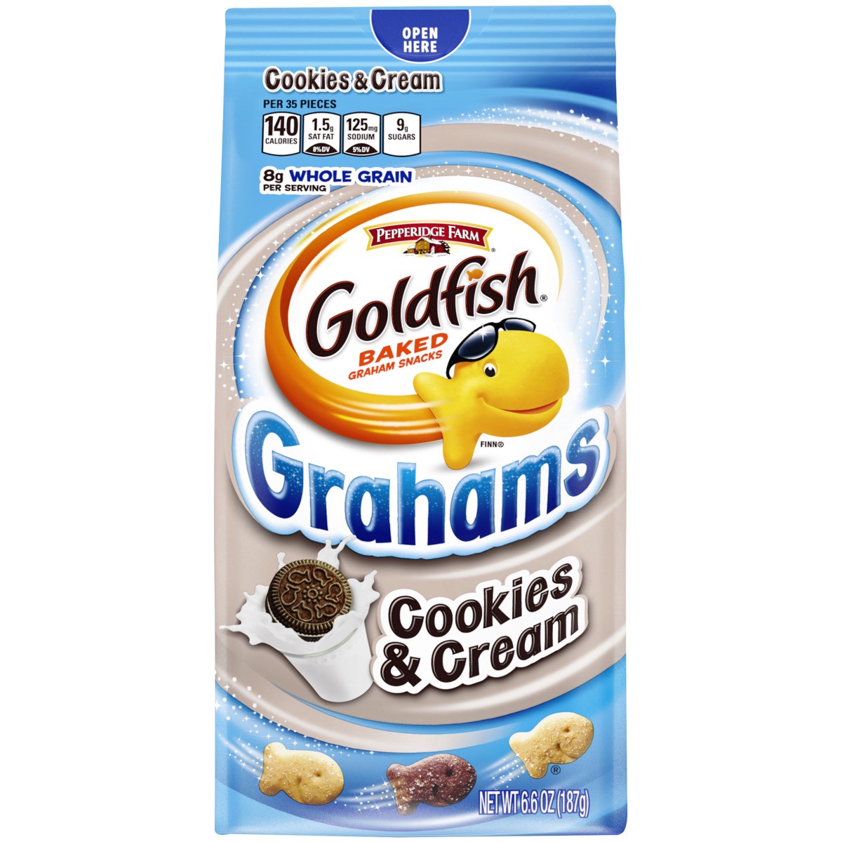 slide 6 of 9, Pepperidge Farm Cookies & Cream Grahams, 6.6 oz