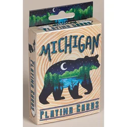 Michigan Painted Bear Playing Cards