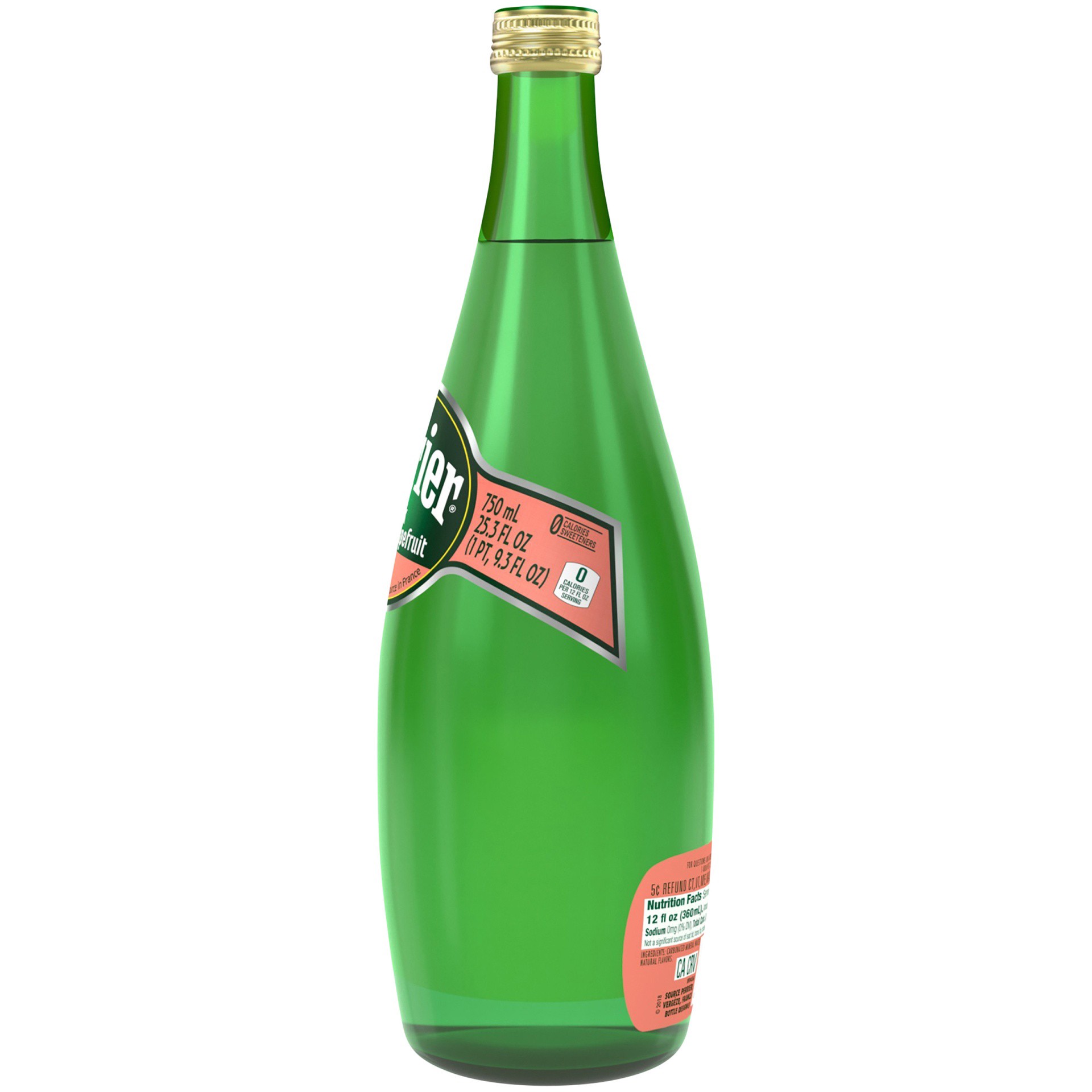 slide 3 of 6, Perrier Water Mineral Sparkling Natural Pink Grapefruit - 25.3 fl oz, 25.3 fl oz