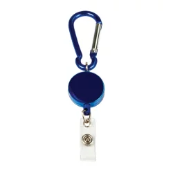 MyID Carabiner Card Reel, 1 1/4'', Blue