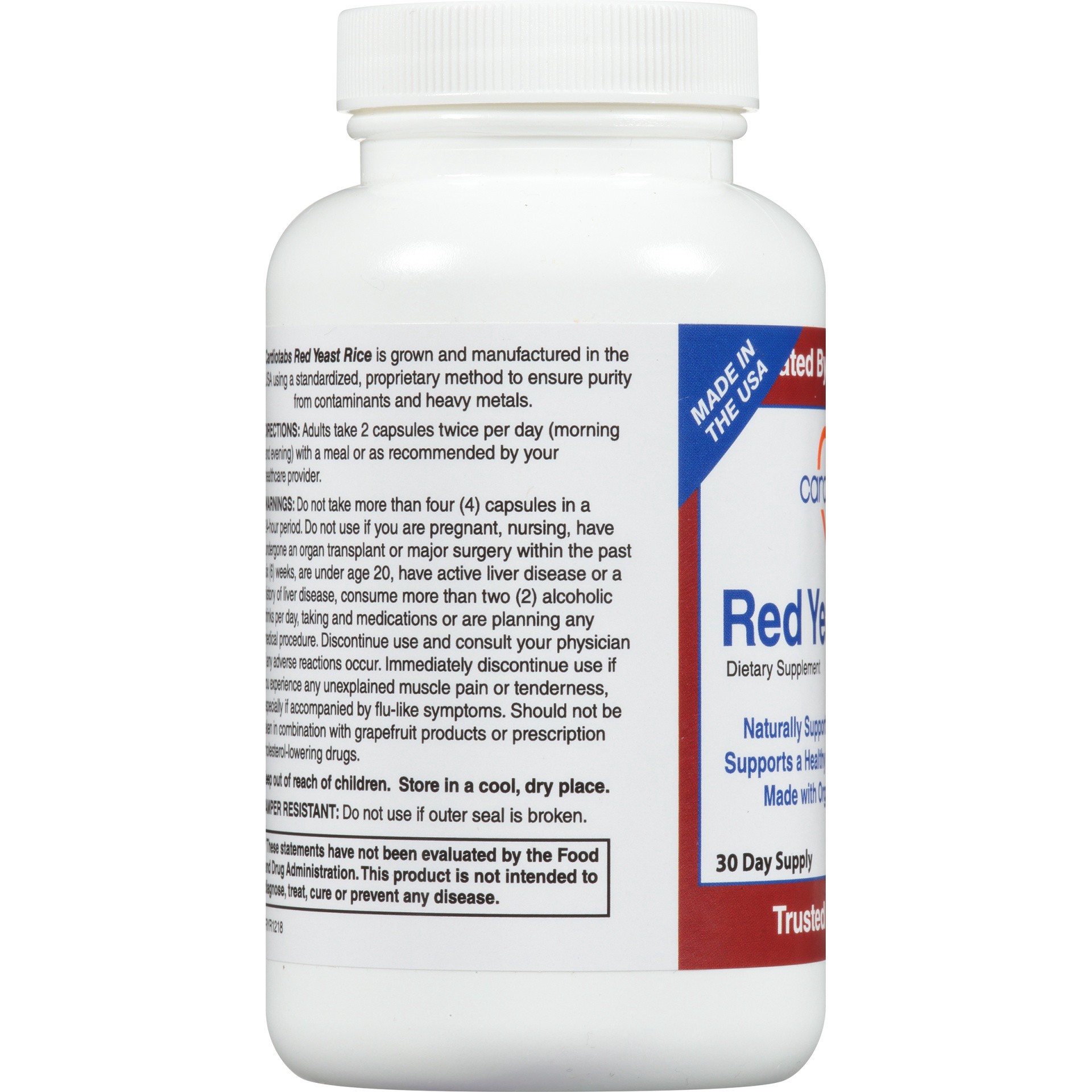 slide 2 of 4, NON BRAND Red Yeast Rice, 120 ct