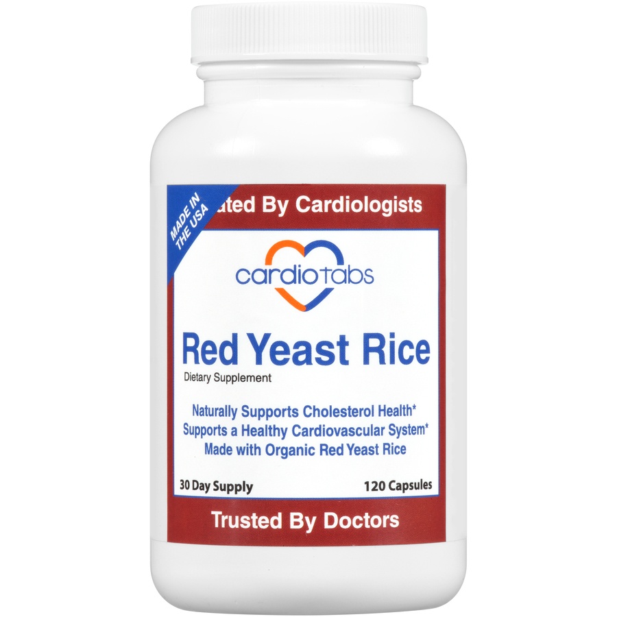 slide 1 of 4, NON BRAND Red Yeast Rice, 120 ct