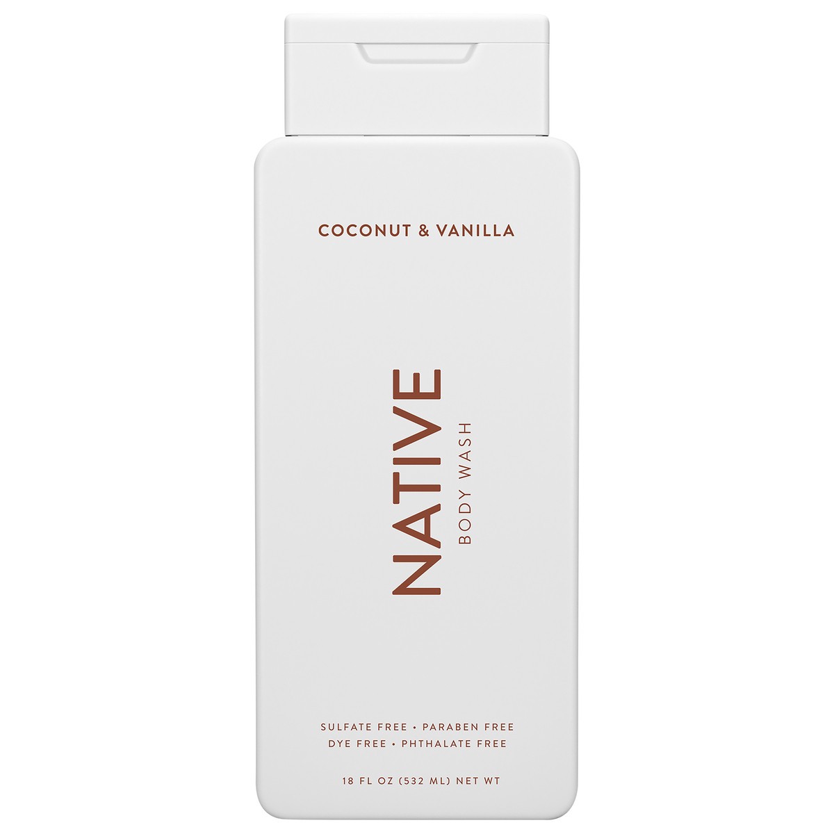 slide 3 of 5, Native Coconut & Vanilla Body Wash, 18 oz, 18 fl oz