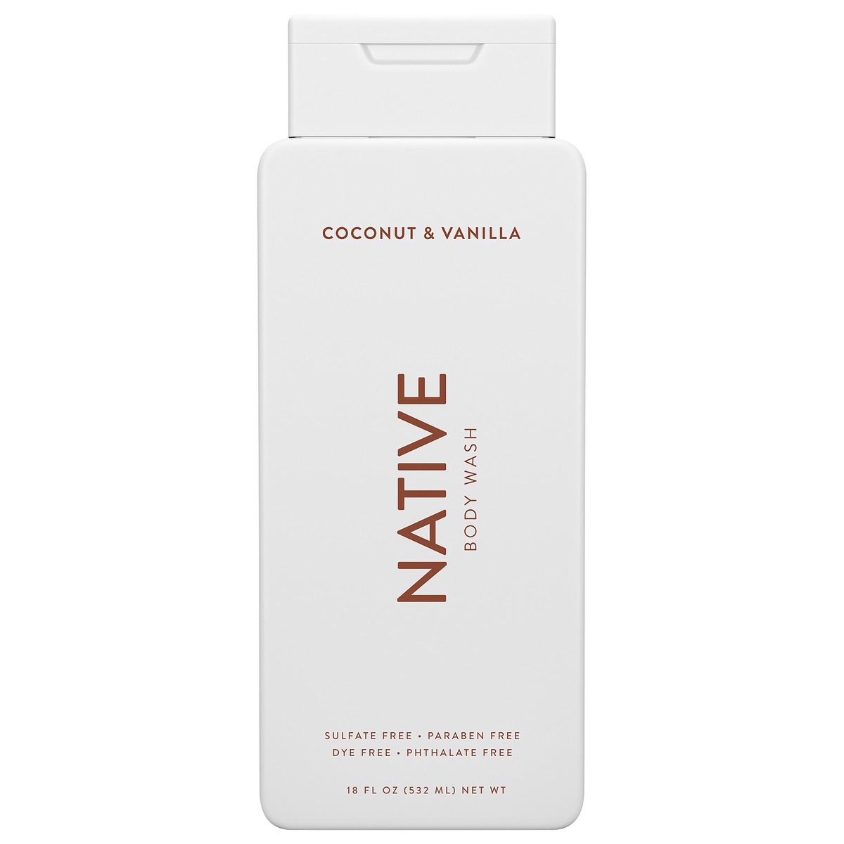 slide 1 of 5, Native Coconut & Vanilla Body Wash, 18 oz, 18 fl oz