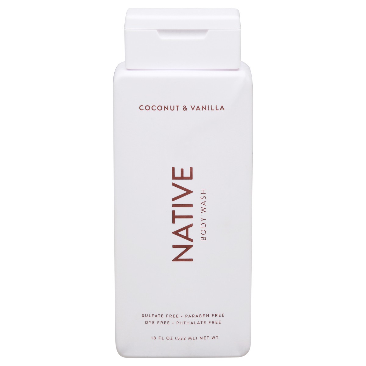 slide 1 of 5, Native Coconut & Vanilla Body Wash, 18 oz, 18 fl oz