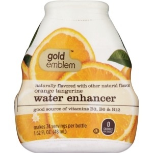 slide 1 of 1, CVS Gold Emblem Water Enhancer Orange Tangerine, 1.62 oz
