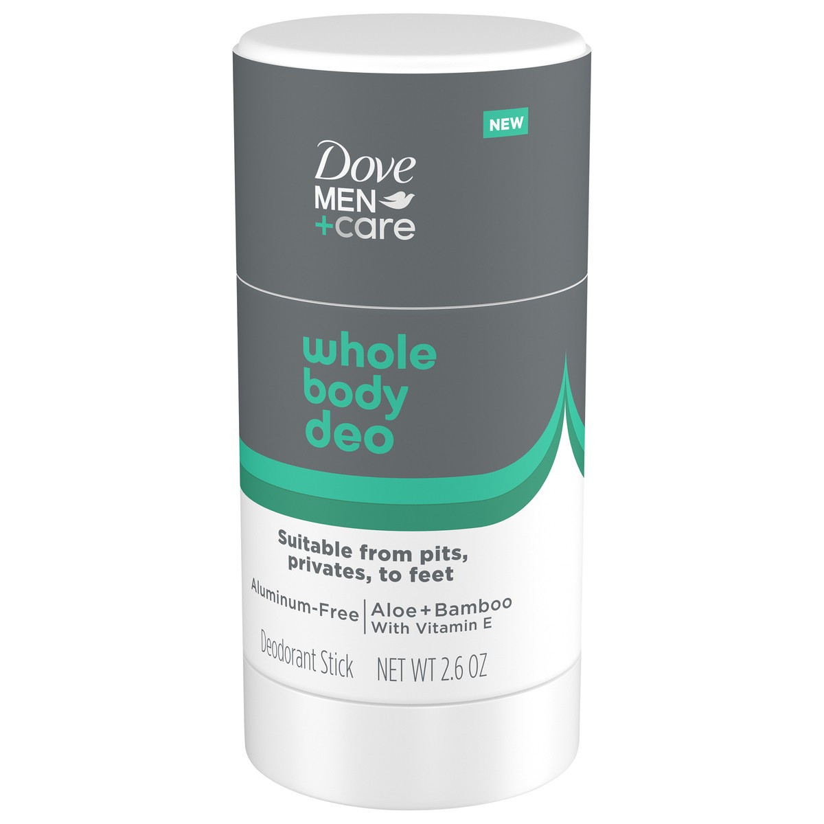 slide 6 of 12, Dove Men+Care Whole Body Deo Aluminum-Free Deodorant Stick Aloe + Bamboo 2.6 oz, 2.6 oz