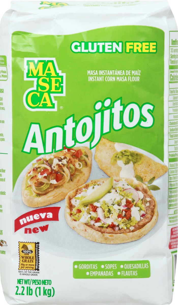 slide 9 of 10, Maseca Antojitos Instant Corn Masa Flour, 2.2 lb