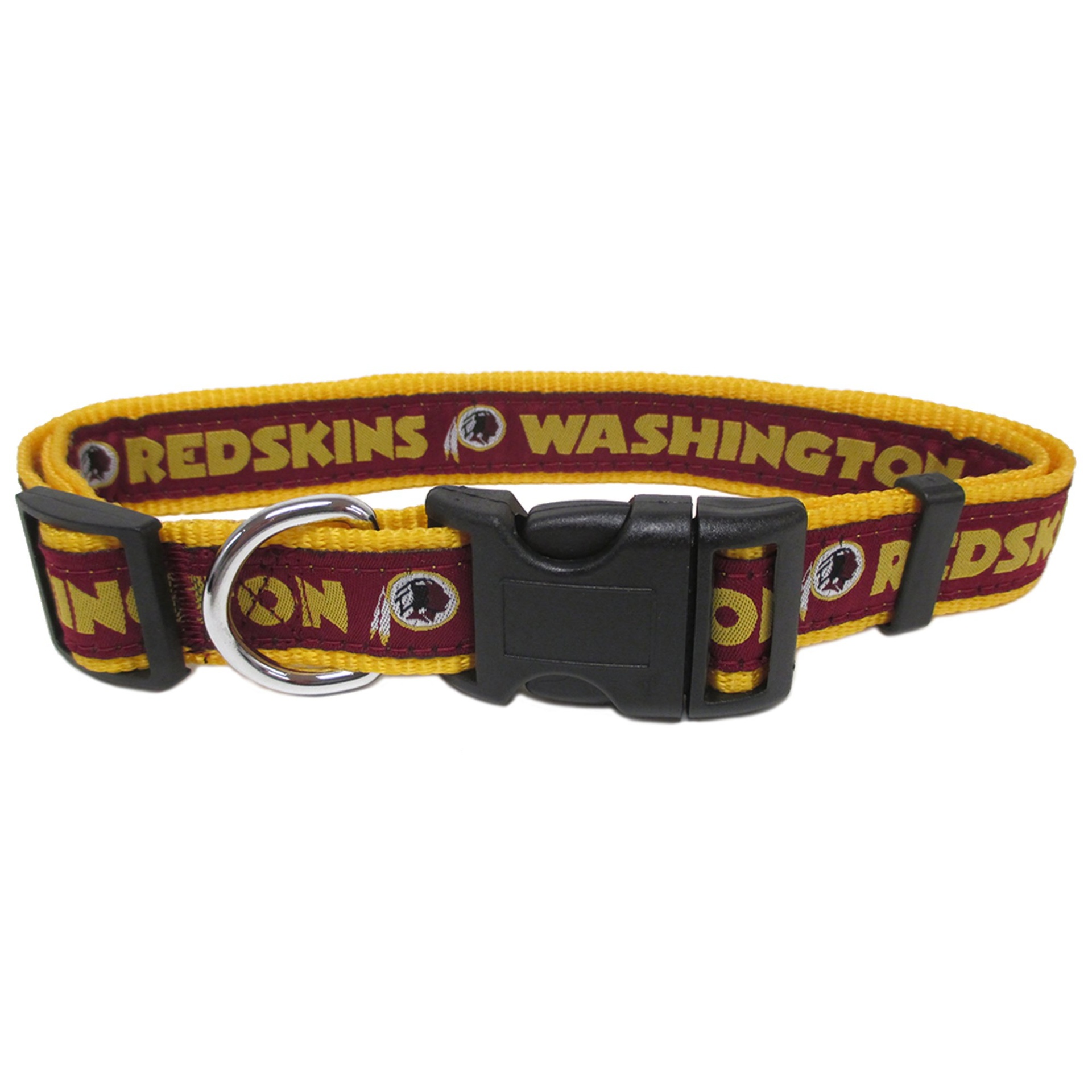 slide 1 of 1, Pets First Washington Redskins NFL Dog Collar, LG