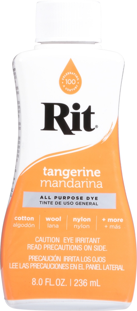slide 7 of 9, Rit Dye Liquid Tangerine, 8 fl oz