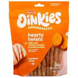 Oinkies Chickentastic Hearty Twists, 24ct